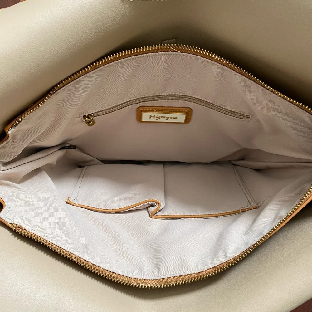 NWT Miztique Isabelle 2-in-1 Scoop Neck Tole in elegant Camel Color BGT-7188 - Picture 8 of 15